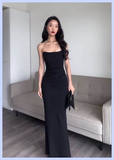 [Sponsored] 20 Trendiest Black Dress Classy Elegant Long Hacks You've Never Considered This Spring #blackdressclassyelegantlong Prom Dresses, Dresses, Gaya Rambut, Model, Robe, Outfit, Style, Nice Black Dress, Classy Outfits