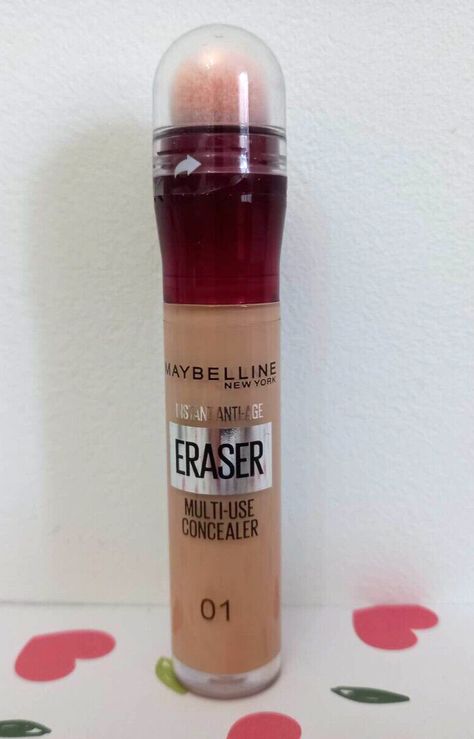 Brand New. Authentic.  UNUSED/UNOPENED      SEALED MAYBELLINE INSTANT ANTI-AGE ERASER MULTI-USE CONCEALER 6.8ML  SHADE: 01 LIGHT Maybelline, Concealer, Scrubs, Maybelline Instant Anti Age, Maybelline Eraser, Anti Aging, Lotion, Lotions, Light