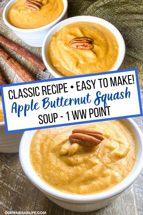 The Best Roasted Apple Butternut Squash Soup - Our WabiSabi Life