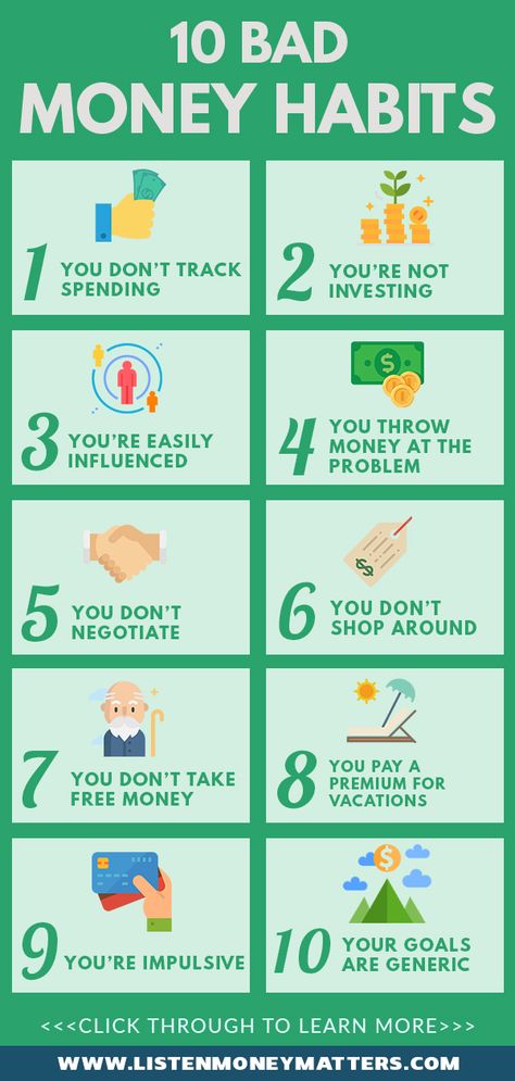 Can't seem to reach your money goals? You may just have fallen into bad money habits. Check out this list to fix what you might be doing wrong and finally slay your financial goals! | financial habits personal finance, how to fix money problems, change money habits | #financialeducation #financetips #goodmoneyhabits Success Business, Business Boosters, Money Habits, Strategies, Success, Advice, 10 Things, Habits, Commitment