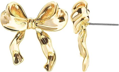 ❤2 pcs Earring : The 2pcs bow earrings are available in two colors, gold and silver each pair for you to choose, simple design with these bow jewelry earrings, you will love it!
#affiliate Bows, Jewellery, Earrings, Color, Simple Designs, Gold, Jewelry, Silver, Bow Jewelry