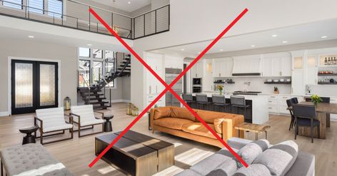 The Reason Why People Despise Open-Concept Homes | Family Handyman | The Family Handyman Inspiration, Ideas, Diy, Home Décor, Design, Decoration, Open Concept Office, Open Concept Great Room, Open Living Room And Kitchen Layout