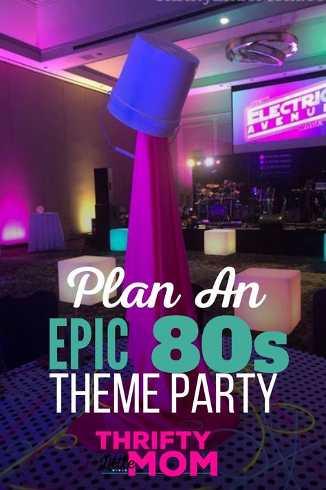 Love these fun 80s theme party ideas!!! Go back to the future and bring your cassette tapes with these DIY decoration tips and food for adults or kids. Halloween, Diy 80s Party Decorations, 80s Party Themes, 80s Party Decorations, 80s Birthday Parties, 1980s Party Ideas, 80's Theme Party, 80s Theme Party, 1980s Party Decorations