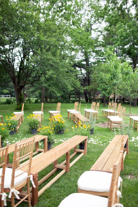 Outdoor, Wedding Bench Seating, Outdoor Wedding Ceremony, Outdoor Wedding Seating, Wedding Bench, Garden Weddings Ceremony, Outdoor Ceremony Seating, Backyard Wedding Ceremony, Ceremony Seating