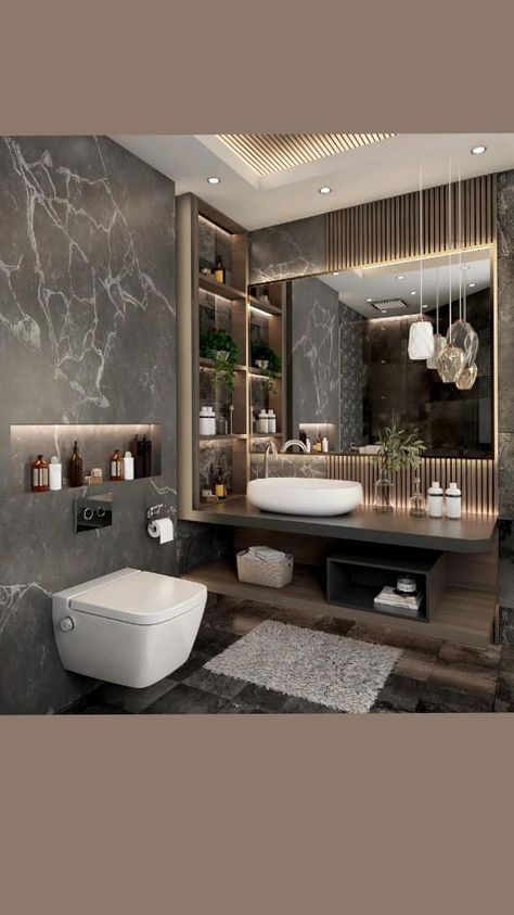 Inspiration, Interior, Design, Bad, Dekorasi Rumah, Modern, Modern Bathroom, Interieur, Luxury Design