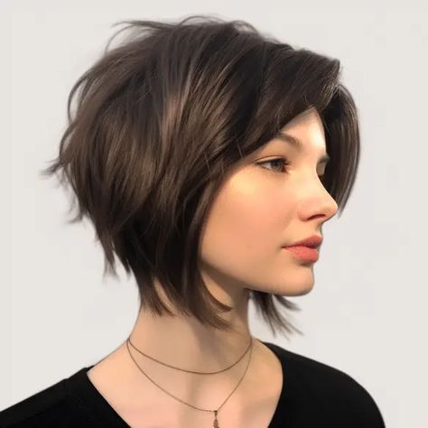 Revamp Your Look With These 31 Short Shaggy Haircuts for Fine Hair Shaggy Haircuts, Short Shaggy Haircuts, Bob Haircut For Fine Hair, Haircuts For Fine Hair, Bob Haircut Curly, Choppy Bob Hairstyles, Short Shag Hairstyles, Short Hair Cuts, Short Choppy Hair