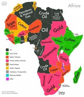 This Map shows the most valuable export of African Countries Africa, Geography, Crude Oil, Crude, Congo, World Geography, Africa Map, Black Knowledge, Human Geography