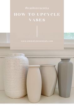 Pottery, Upcycling, Diy Paint Vase Ideas, Diy Projects To Try, Vase Makeover Diy, Decor Hacks Diy, Baking Soda, Ceramic Vase, Diy Painted Vases