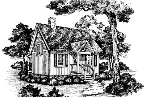 Tiny Home Plans Under 1,000 Square Feet House Plans, House Design, Woodworking, Popular, Popular Woodworking, Fine Woodworking, Country House Plans, Cabin Plans, House