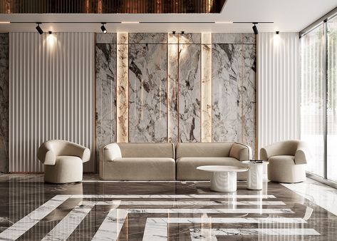 Design, Interior, Interior Design, Lobby Interior Design, Lobby Design, Lobby Interior, Marble Interior, Marble Wall Design, Luxury Interior