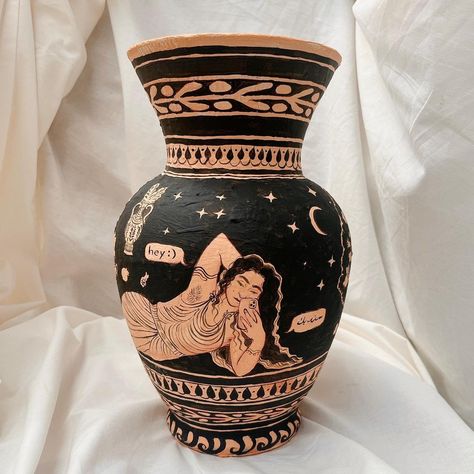 Ale, Ceramics, Ink, Ideas, Egyptian Art, Diy, Instagram, Ancient Vase, Ancient Pottery