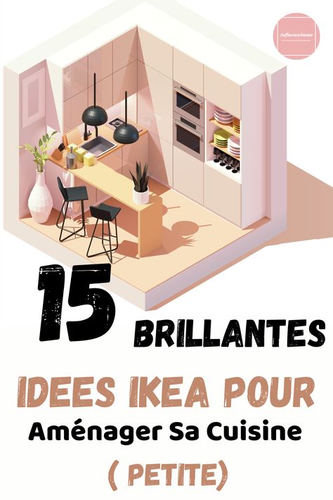 LES 15 BRILLANTES IDÉES IKEA POUR ORGANISER SA CUISINE... La cuisine peut être l’un des endroits les plus coûteux de la maison à meubler et à décorer. C’est là qu’Ikea ​​vient vous aider ! Ikea est une vraie source d’inspiration pour aménager votre intérieur dont la cuisine. Tout ce dont vous avez besoin est de bonnes idées et du temps pour les transformer en réalité ! Aujourd’hui, je partage avec vous 15 de mes hacks de cuisine Ikea préférés que j’ai trouvés sur d’autres sites de blogueurs. Home, Ikea Kitchens, Home Décor, Ikea, Inspiration, Cuisine Ikea, Ikea Kitchen, Cuisine, Petite Cuisine