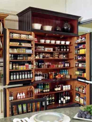 Kitchen designs for the budding chef Larder, Pantry Shelving, Pantry Cabinet, Stand Alone Kitchen Pantry, Kitchen Pantry, Kitchen Pantry Design, Pantry Inspiration, Pantry Design, Kitchen Pantry Cabinets