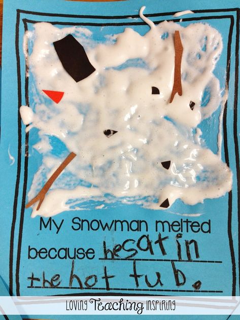 Sneezy the Snowman - Puffy Painted Writing Project Halloween, Crafts, Pre K, Reading, Winter Crafts For Kids, Snowmen Activities, Winter Crafts, Winter Preschool, Preschool Winter