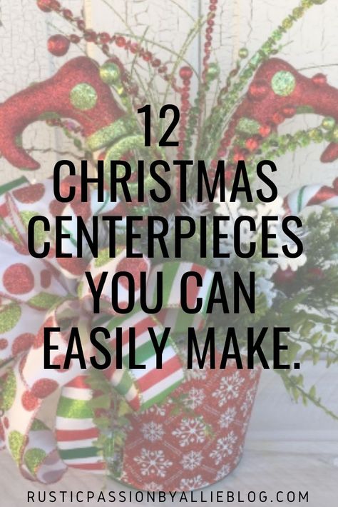 Are you looking for DIY Christmas centerpiece ideas. You can get easy simple dollar store ideas here. You will find tons of great mason jar ideas, with ornaments, and with candles. #diycenterpiece #christmascenterpieces #diychristmasdecor #diycrafts #christmascrafts #dollarstorecrafts Winter, Crafts, Decoration, Diy Christmas Table Decorations, Diy Christmas Centerpieces For Table, Diy Christmas Centerpieces, Cheap Christmas Crafts, Diy Christmas Table, Mason Jar Christmas Decorations