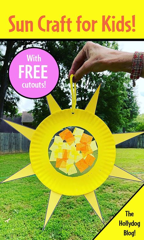 Check out one of my favorite preschool crafts! This sun craft for kids is great for building fine motor skills and boosting creativity! Sun Crafts for Kids | Sun Craft Preschool | Sun Theme | Summer Activities | Suncatcher | Suncatcher DIY Montessori, Diy, Pre K, Preschool Sun Crafts, Preschool Sun Activities, Summer Crafts For Preschoolers, Preschool Summer Crafts, Weather Crafts Preschool, Summer Crafts For Toddlers