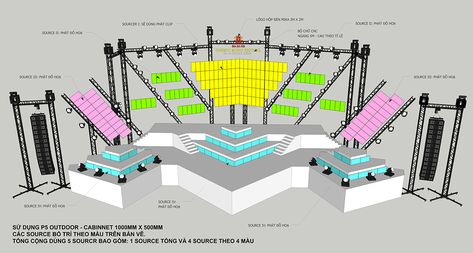 Habeco Music Festival - Stage Design on Behance Design, Stage Set Design, Stage Design, Event Stage, Stage Set, Set Design Theatre, Stage Lighting Design, Concert Stage Design, Stage Lighting