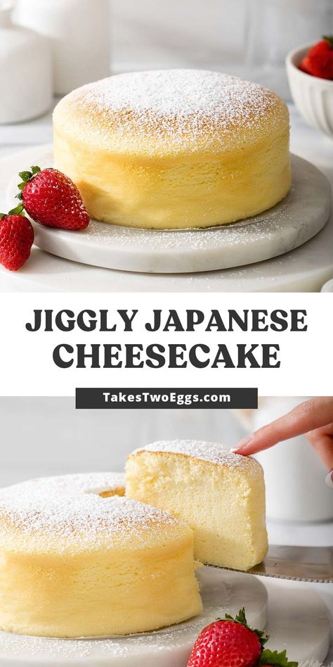 Dessert, Desserts, Cake, Cheesecakes, Pie, Japanese Fluffy Cheesecake, Japanese Cotton Cheesecake, Japanese Sponge Cake Recipe, Japanese Cotton Sponge Cake Recipe