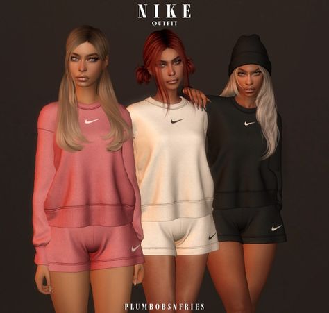 plumbobsnfries - NIKE | outfit | Patreon The Sims, Nike Outfits, Outfits, Nike, Sims 4 Cc Shoes, Sims 4 Cc Finds, Sims 4 Mods Clothes, Sims 4 Clothing, Sims 4 Toddler