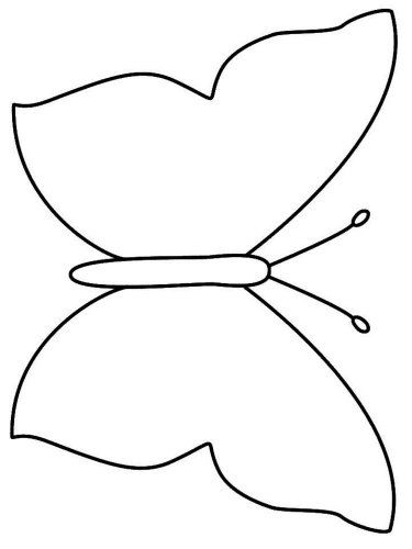 Free printable Butterfly stencils and templates Patchwork, Pre K, Free Printable Colouring Pages, Printable Butterfly, Free Stencils, Butterfly Printable Template, Easy Coloring Pages, Simple Coloring Pages, Free Printable Flower Templates