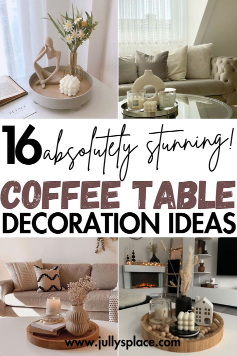 Coffee table decor ideas Decoration, Modern Farmhouse, Coffee Table Tray Decor Living Rooms, Coffee Table Decor Living Room, Modern Coffee Table Decor, Coffee Table For Small Living Room, Coffee Table Decor Living Room Elegant, Coffee Table Decor Tray, Coffee Table Styling