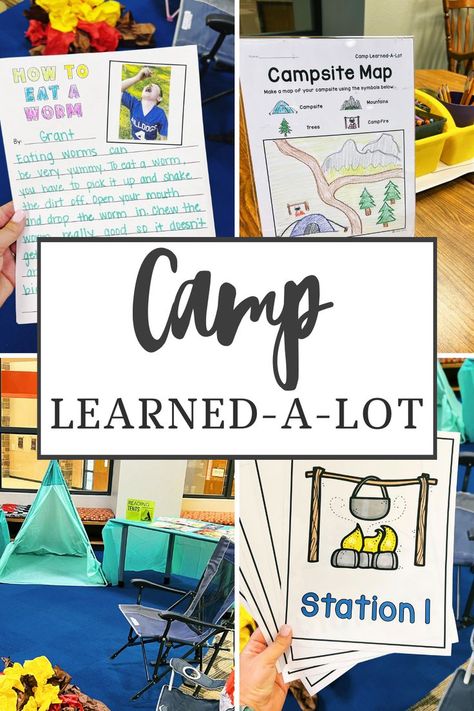 Pre K, Camp Read, Reading Camping Theme, Camping Crafts, Camping Theme, Fun Education, Indoor Camping Party, Activities, School Fun