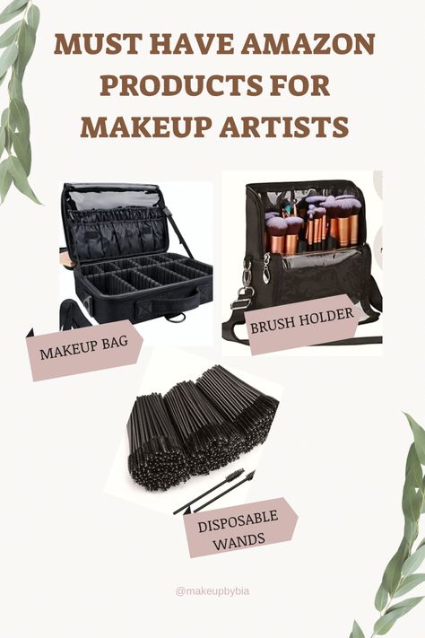 Best amazon products for professional makeup artists to put in their kit Studio, Rum, Ideas, Organisation, Professional Makeup Kit, Makeup Artist Tools, Amazon Beauty Products, Makeup Kit, Amazon Beauty