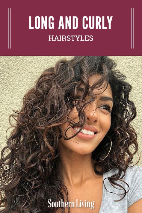 Layers For Curly Hair, Layers For Wavy Hair, Curls For Long Hair, Naturally Curly Hairstyles, Thick Hair Styles, Thick Curly Hair, Naturally Wavy Hair Cuts, Medium Curls, Thick Curly Haircuts