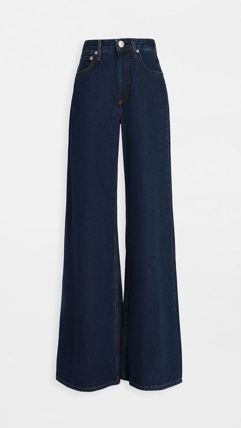 Rag & Bone/JEAN Ruth Super High-Rise Ultra Wide Leg Jeans Outfits, Casual Outfits, Jeans, Denim Outfits, Casual, Jean Outfits, Jean Trends, Jean, Flare Jeans Outfits