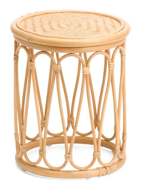 Small Spaces Are No Match For These 84 TJ Maxx Furniture Finds Home Décor, Boho, Rattan Furniture, Rattan, Stool, Vanity Stool, Bamboo Furniture, Side Tables, Furniture For Small Spaces