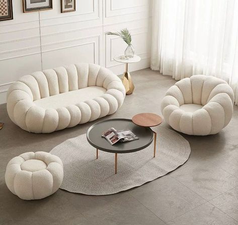 Unlike synthetics, the down filling creates a super dense cushion that you sit on and then sink into. Home Décor, Sofa Set, Sofa Set Designs, Sofa Design, Sofa Home, Living Room Sofa Design, Sofa, Living Room Sofa, Luxury Couch