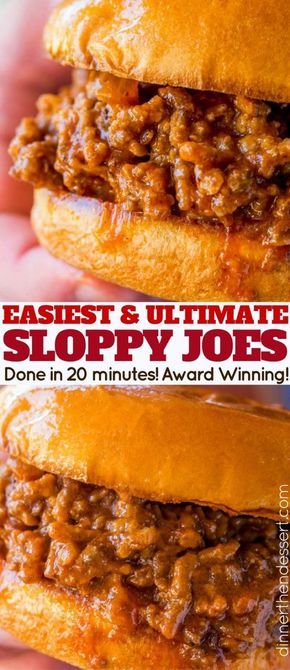 The Ultimate Sloppy Joes made at home in just 20 minutes with no canned sauces! Ketchup, Spaghetti, Manwich Sloppy Joe, Sloppy Jane Recipe, Sloppy Joe Recipe Tomato Sauce, Sloppy Joe Recipe Easy, Sloppy Joe Recipe With Tomato Soup, Best Sloppy Joe Recipe, Homemade Sloppy Joe Recipe