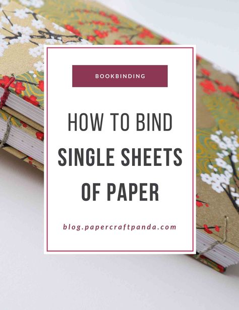 I'll present several ways to bind single pages & sheets of paper into a book or portfolio for artists, photographers, hobbyists and more. Crafts, Origami, Junk Journal, Book Binding Diy, Book Binding Methods, Bookbinding Materials, Book Printing And Binding, Bookbinding Ideas, A5 Book