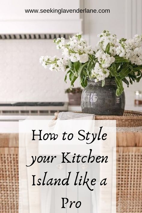 Interior, Home Office, What To Put On Kitchen Counters, Styling Kitchen Island, How To Decorate Kitchen Countertops, How To Decorate A Kitchen Countertop, How To Decorate Your Kitchen Counters, How To Decorate Kitchen Island, Kitchen Countertop Organization Ideas