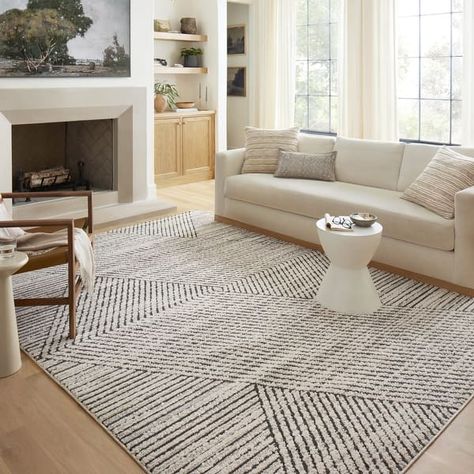Alexander Home Vive Modern 3-D Geometric High-Low Area Rug - Bed Bath & Beyond - 36652798 Inspiration, Layout, Home, Decoration, Home Décor, Design, Rugs In Living Room, Ivory Rug, Modern Rugs