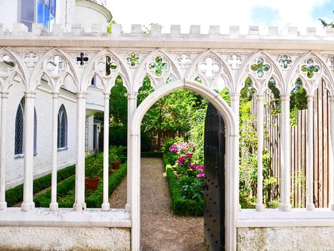 Gothic, Design, Architecture, Exterior, Outdoor, Strawberry Hill House, Cloister, Dream House, House