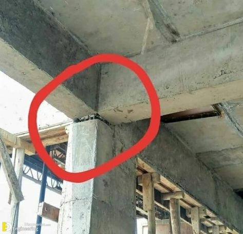 The Worst Mistakes In Construction! - Engineering Discoveries Garages, Wardrobes, Façades, Construction Fails, Civil Engineering Projects, Civil Engineering Construction, Framing Construction, Reinforced Concrete, House Construction Plan