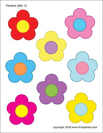 Flowers | Free Printable Templates & Coloring Pages | FirstPalette.com Pre K, Colouring Pages, Origami, Paper Flowers, Printables, Printable Flower, Free Printable Flower Templates, Printable Flower Pattern, Flower Coloring Pages