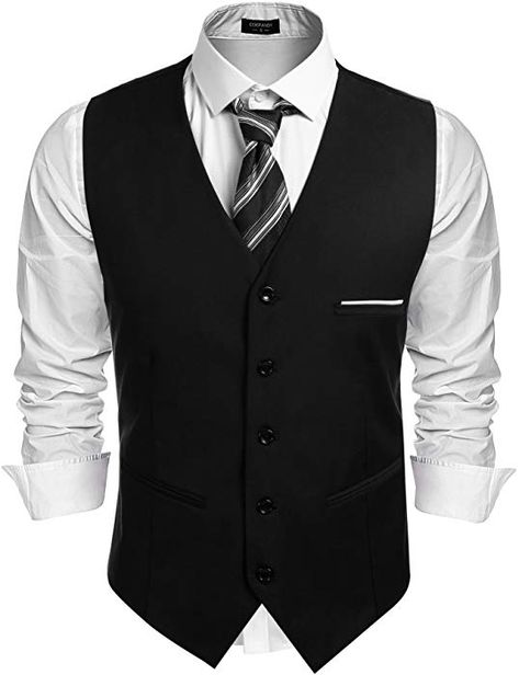 Casual, Men's Waistcoat, Men's Business Suits, Mens Suit Vest, Men's Vest, Business Suits Men, Mens Casual Dress, Men Vest Outfits, Business Suit Vest