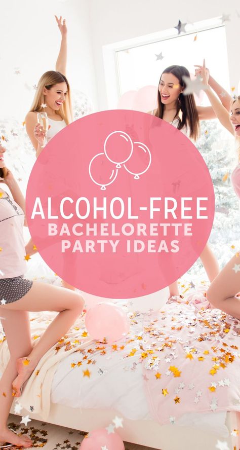 Looking for Alcohol-free party ideas for a bachelorette party? No worries click the link to get inspired and still have fun at the party! Friends, Hen Night Games, Engagements, Dirty Bachelorette Party, Clean Bachelorette Party, Bachelorette Games Clean, Awesome Bachelorette Party, Bachelorette Party Planning, Bachelorette Party Activities
