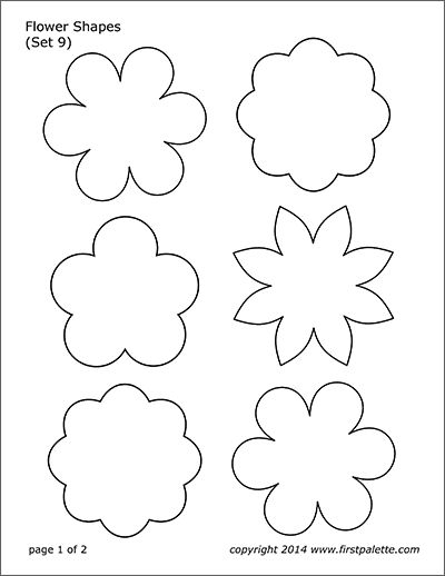 Paper Flowers, Paper Craft, Diy, Paper Crafts, Paper Flower Patterns, Printable Flower, Free Paper Flower Templates, Flower Crafts, Felt Flower Template