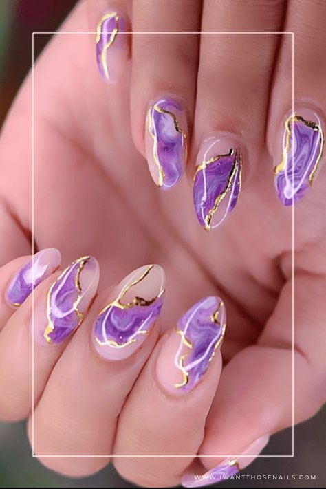 Purple Amethyst Nails Pop, Purple Nail, Design, Best Nail Art, Ombre Nail Art, Purple Wedding Nails, Nail Deaigns, Lilac Nails Design, Purple Gel Nails