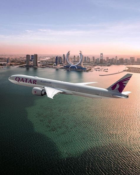 Travel, Travel Destinations, Doha, Qatar Airways, Qatar Airways Cabin Crew, Qatar, Aeroplanes, City, Travel Aesthetic