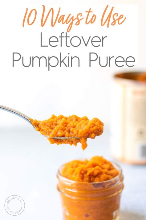 Here are the best ways to use up leftover canned pumpkin puree! Get leftover pumpkin recipes including pasta, curry and more. #pumpkin #healthyrecipes #zerowaste Muffin, Ideas, Thanksgiving, Desserts, Halloween, Pasta, Amigurumi Patterns, Easy Canned Pumpkin Recipes, Recipes With Canned Pumpkin
