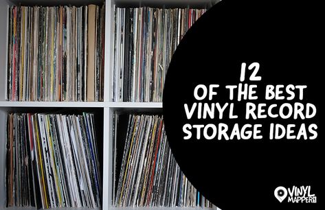 12 of the Best Vinyl Record Storage Solutions & Ideas Vinyl Records Storage Ideas, Vinyl Record Storage Ikea, Vinyl Record Storage, Record Storage, Record Collection Storage, Vinyl Record Furniture, Vinyl Record Cabinet, Vinyl Record Collection, Record Cabinet