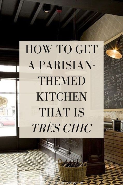 Ideas, Inspiration, Home Décor, Design, Kitchenette, Paris, Modern French Kitchen Parisian Apartment, Country Chic Kitchen, French Country Dining Rooms