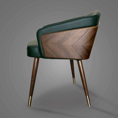 Nordic Style Solid Wood Metal Leg Armchair Modern Luxury Fabric (leather) Bar Cafe Family Dining Chair - Dining Chairs - AliExpress Dining Chairs, Contemporary Furniture Design, Wooden Dining Chairs, Leather Dining Chairs Modern, Leather Dining Chairs, Simple Dining Chairs, Furniture Design Modern, Modern Chairs, Chair Design