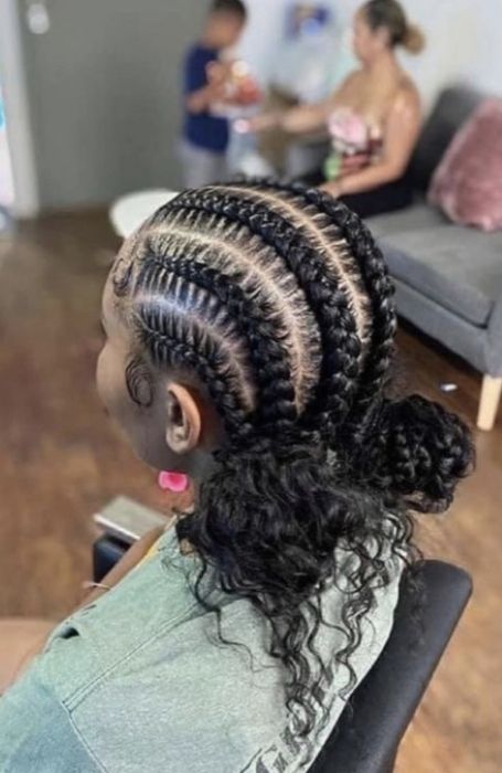 Braided Hairstyles, Box Braids Hairstyles For Black Women, Black Girl Braided Hairstyles, Pretty Braided Hairstyles, Braids For Black Hair, Girls Hairstyles Braids, Braided Cornrow Hairstyles, Braided Bun Hairstyles, Cute Braided Hairstyles