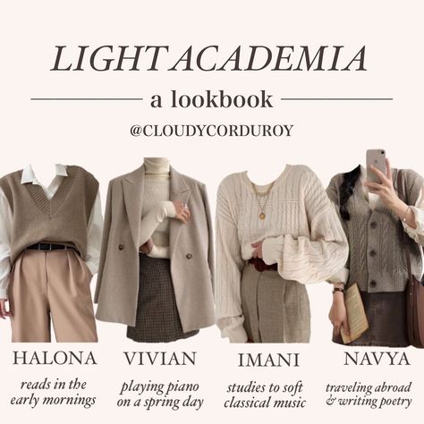 Punk, Light Academia Style Guide, Academia Fashion, Style Guides, Academia Style, Fashion Capsule, Light Academia Outfit Women, Academia Outfits, Academia Outfit