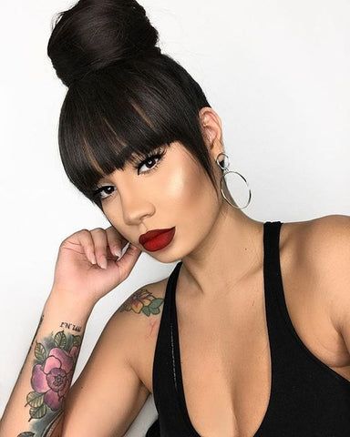 Ponytail Hairstyles, Lace Frontal Wig, Black Ponytail Hairstyles, Weave Ponytail Hairstyles, Curly Hair Styles, Hairstyles With Bangs, Straight Hairstyles, Weave Ponytail, Ponytail Styles